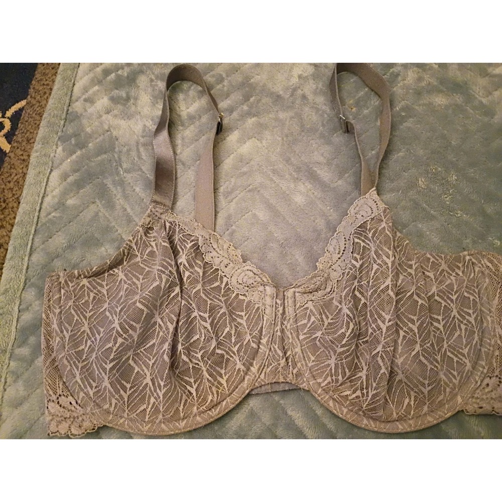 Good Used Condition Wacoal 855295 Vivid Encounter Underwire Bra Sz  36DDD Bluish